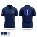 Hawk Springs Fire and Rescue 89849789 Short Sleeve Performance Polo - 1