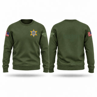 Crew Neck Sweatshirt, Clay County Sheriff, Police, Teamtime, Team time, sublimation, custom sports apparel, team uniforms, spirit wear, spiritwear, sports uniforms, custom shirts, team store, custom team store, fundraiser sports, apparel fundraiser