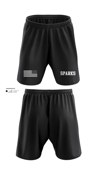 Athletic Shorts With Pockets, Sparks, Fire Department, Teamtime, Team time, sublimation, custom sports apparel, team uniforms, spirit wear, spiritwear, sports uniforms, custom shirts, team store, custom team store, fundraiser sports, apparel fundraiser