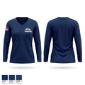 Mifflin Township 86722315 Women's Long Sleeve V-neck Shirt - 1