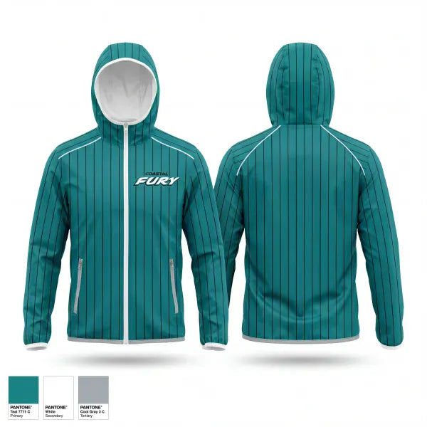 Windbreaker, Coastal Fury, Baseball, Teamtime, Team time, sublimation, custom sports apparel, team uniforms, spirit wear, spiritwear, sports uniforms, custom shirts, team store, custom team store, fundraiser sports, apparel fundraiser