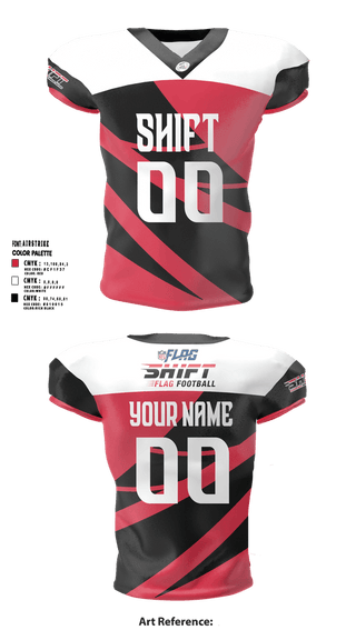 Football Jersey, S.H.I.F.T, , Teamtime, Team time, sublimation, custom sports apparel, team uniforms, spirit wear, spiritwear, sports uniforms, custom shirts, team store, custom team store, fundraiser sports, apparel fundraiser