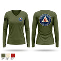 EMA Task Force 6 Women's Long Sleeve V-neck Shirt - 1
