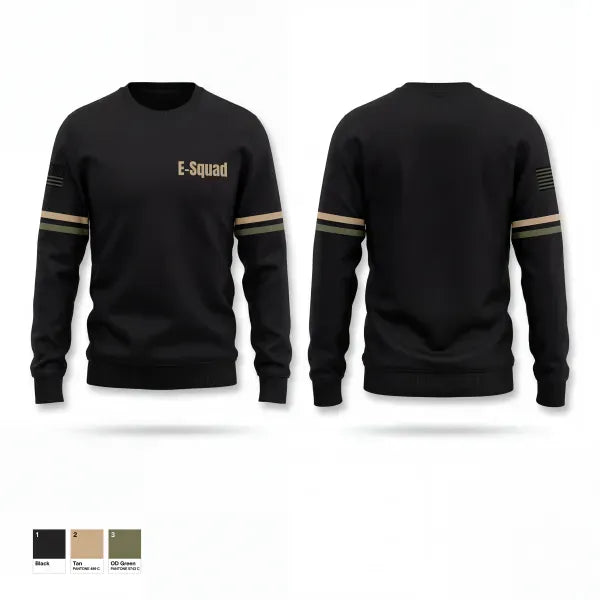 Crew Neck Sweatshirt, E-Squad, Police, Teamtime, Team time, sublimation, custom sports apparel, team uniforms, spirit wear, spiritwear, sports uniforms, custom shirts, team store, custom team store, fundraiser sports, apparel fundraiser