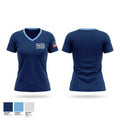 West Concord Police Department Women's Short Sleeve V-neck Shirt - 1