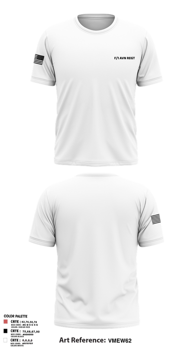 F/1 AVN REGT 18054973 Old School Cotton Feel Shirt - 5