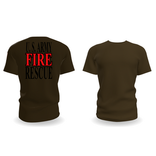 Short Sleeve Performance Shirt, U. S. ARMY FIRE RESCUE, Army, Teamtime, Team time, sublimation, custom sports apparel, team uniforms, spirit wear, spiritwear, sports uniforms, custom shirts, team store, custom team store, fundraiser sports, apparel fundraiser