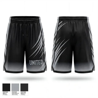 Mens Reversible Basketball Shorts, UNITED, Men's Basketball, Teamtime, Team time, sublimation, custom sports apparel, team uniforms, spirit wear, spiritwear, sports uniforms, custom shirts, team store, custom team store, fundraiser sports, apparel fundraiser