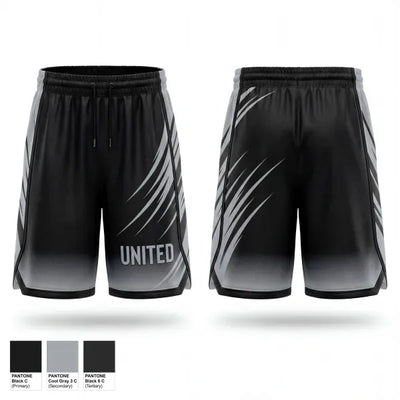 UNITED 53723575 Mens Reversible Basketball Shorts - 1