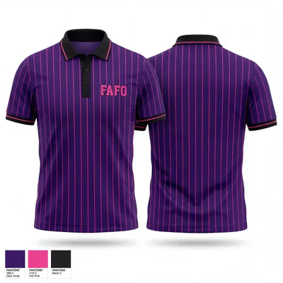 F.A.F.O 48006283 Short Sleeve Performance Polo - 1