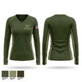 Highfill Police Department Women's Long Sleeve V-neck Shirt - 1
