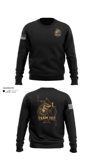 Crew Neck Sweatshirt, MESG1 TEAM 707, Navy, Teamtime, Team time, sublimation, custom sports apparel, team uniforms, spirit wear, spiritwear, sports uniforms, custom shirts, team store, custom team store, fundraiser sports, apparel fundraiser