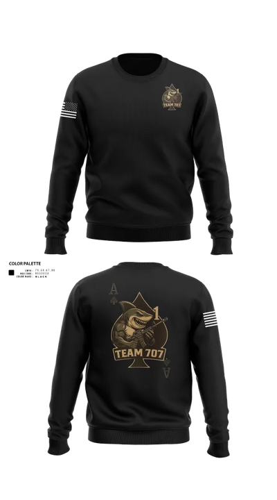 MESG1 TEAM 707 61403527 Crew Neck Sweatshirt - 21