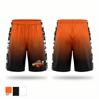 Mid Mo Fireballs 54214123 Athletic Shorts With Pockets - 1