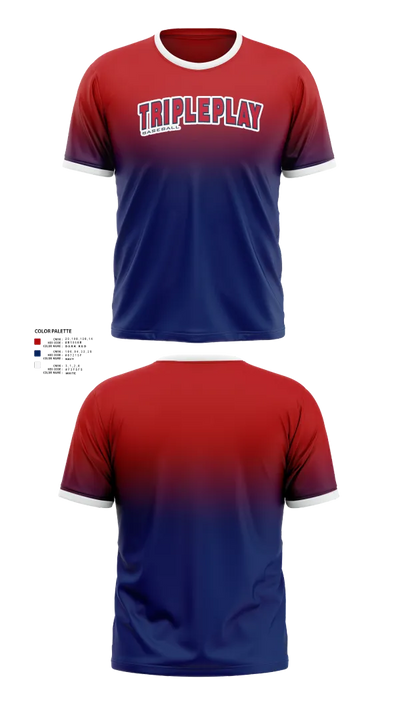 TRIPLEPLAY 97409823 Short Sleeve Performance Shirt - 20