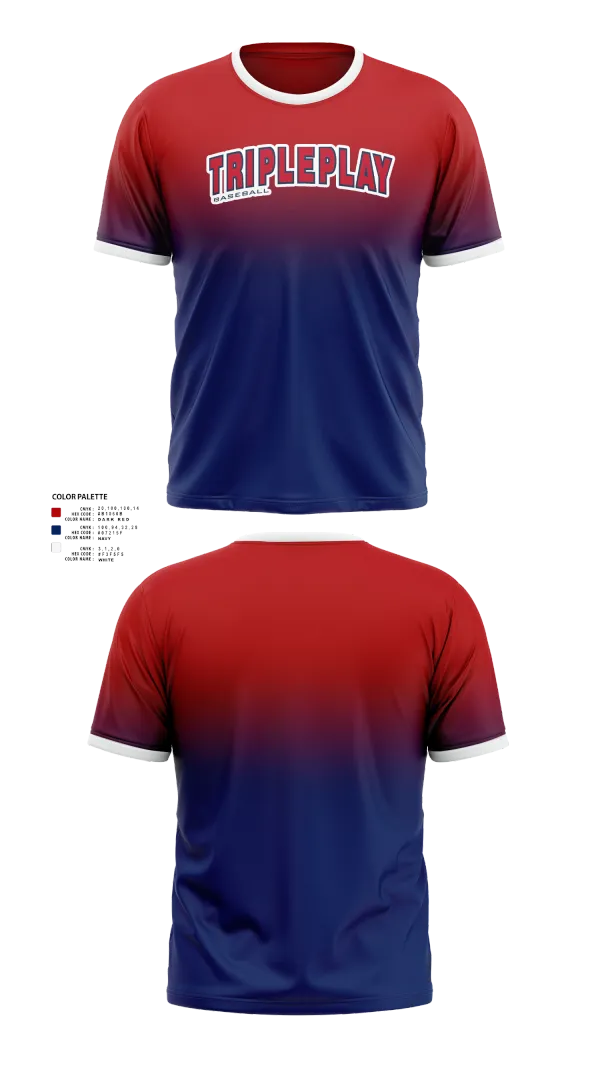 Short Sleeve Performance Shirt, TRIPLEPLAY, Baseball, Teamtime, Team time, sublimation, custom sports apparel, team uniforms, spirit wear, spiritwear, sports uniforms, custom shirts, team store, custom team store, fundraiser sports, apparel fundraiser