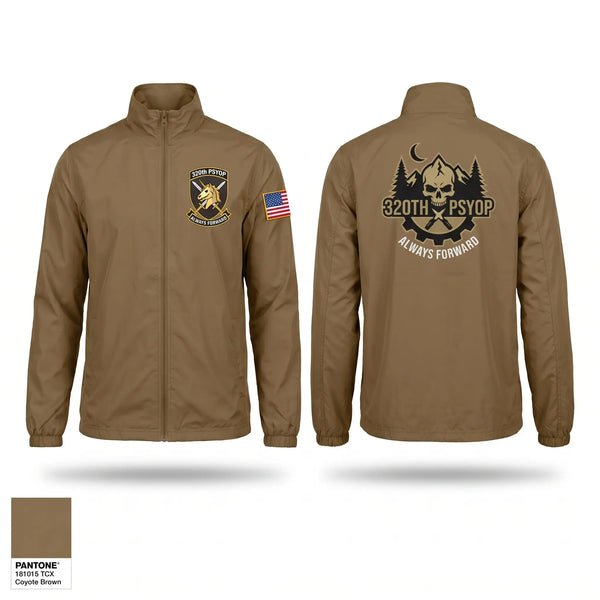 Windbreaker, 320th PSYOP, Army, Teamtime, Team time, sublimation, custom sports apparel, team uniforms, spirit wear, spiritwear, sports uniforms, custom shirts, team store, custom team store, fundraiser sports, apparel fundraiser