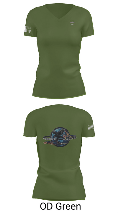15th MI BN 97323221 Women's Short Sleeve V-neck Shirt - 48