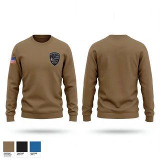 Crew Neck Sweatshirt, Broken Bow Police Department (Oklahoma), Police, Teamtime, Team time, sublimation, custom sports apparel, team uniforms, spirit wear, spiritwear, sports uniforms, custom shirts, team store, custom team store, fundraiser sports, apparel fundraiser