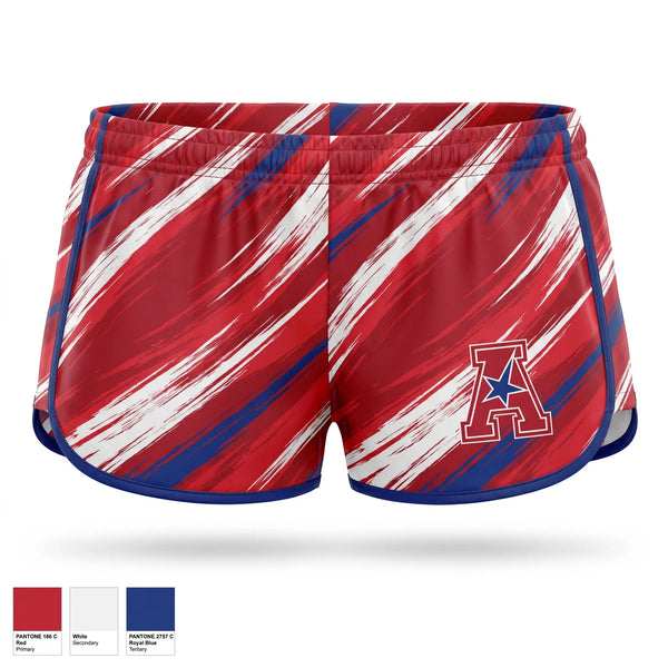 Womens Shorts, All American, Baseball, Teamtime, Team time, sublimation, custom sports apparel, team uniforms, spirit wear, spiritwear, sports uniforms, custom shirts, team store, custom team store, fundraiser sports, apparel fundraiser