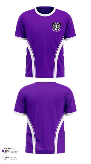 Short Sleeve Performance Shirt, Deering Rams Soccer, Men's Soccer, Teamtime, Team time, sublimation, custom sports apparel, team uniforms, spirit wear, spiritwear, sports uniforms, custom shirts, team store, custom team store, fundraiser sports, apparel fundraiser