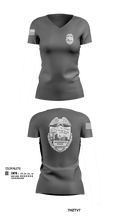 SERVICES DIV. 78217028 Women's Short Sleeve V-neck Shirt - 103