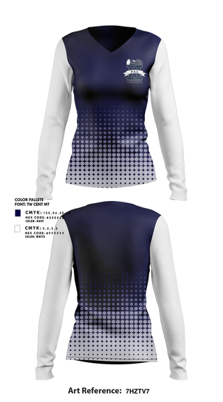 Womens Long Sleeve Vneck Shirt, Hamilton PAL Cheer, Cheer, Teamtime, Team time, sublimation, custom sports apparel, team uniforms, spirit wear, spiritwear, sports uniforms, custom shirts, team store, custom team store, fundraiser sports, apparel fundraiser