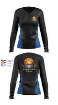 Lakeside Dojo 83865494 Women's Long Sleeve V-neck Shirt - 4