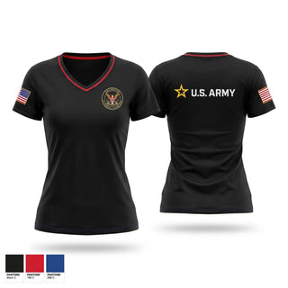 Womens Short Sleeve Vneck Shirt, Arlington National Cemetery, Army, Teamtime, Team time, sublimation, custom sports apparel, team uniforms, spirit wear, spiritwear, sports uniforms, custom shirts, team store, custom team store, fundraiser sports, apparel fundraiser