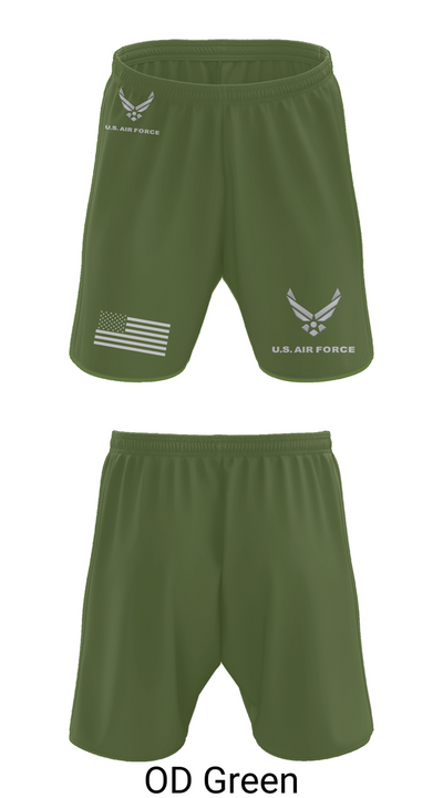USAF Volunteer 95429734 Athletic Shorts With Pockets - 49