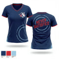 MAVERICKS 22641436 Women's Short Sleeve V-neck Shirt - 1