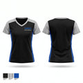 SWMS cheerleading 2238450 Women's Short Sleeve V-neck Shirt - 1
