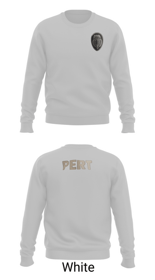 Crew Neck Sweatshirt, PERT, Police, Teamtime, Team time, sublimation, custom sports apparel, team uniforms, spirit wear, spiritwear, sports uniforms, custom shirts, team store, custom team store, fundraiser sports, apparel fundraiser