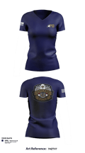 Ashland Police Department 16734416 Women's Short Sleeve V-neck Shirt - 1