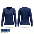 San Francisco Veterans Affairs Police 64900075 Women's Long Sleeve V-neck Shirt - 1