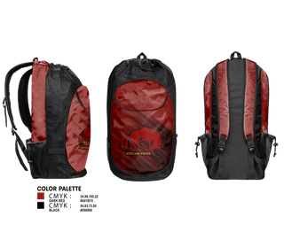 Gear Bag, Rawlins Outlaws, Wrestling, Teamtime, Team time, sublimation, custom sports apparel, team uniforms, spirit wear, spiritwear, sports uniforms, custom shirts, team store, custom team store, fundraiser sports, apparel fundraiser
