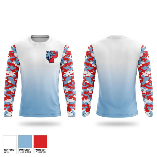 Long Sleeve Performance Shirt, Piedmont, Track & Field, Teamtime, Team time, sublimation, custom sports apparel, team uniforms, spirit wear, spiritwear, sports uniforms, custom shirts, team store, custom team store, fundraiser sports, apparel fundraiser