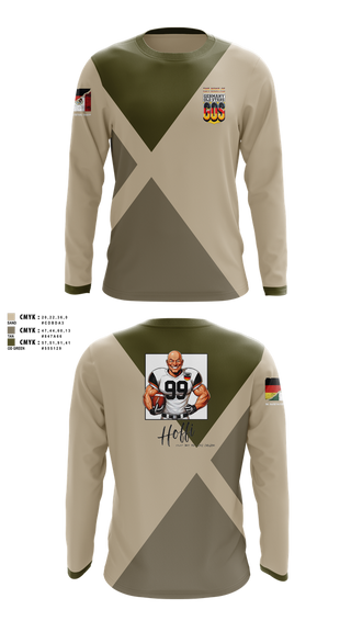 Long Sleeve Performance Shirt, Germany Oldstars, , Teamtime, Team time, sublimation, custom sports apparel, team uniforms, spirit wear, spiritwear, sports uniforms, custom shirts, team store, custom team store, fundraiser sports, apparel fundraiser