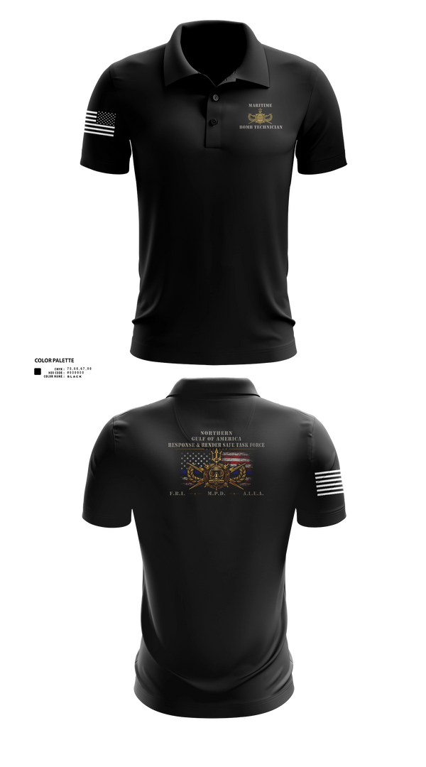 Short Sleeve Performance Polo, GOA RSTF, Police, Teamtime, Team time, sublimation, custom sports apparel, team uniforms, spirit wear, spiritwear, sports uniforms, custom shirts, team store, custom team store, fundraiser sports, apparel fundraiser