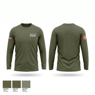 Long Sleeve Performance Shirt, Lee County SWAT, Police, Teamtime, Team time, sublimation, custom sports apparel, team uniforms, spirit wear, spiritwear, sports uniforms, custom shirts, team store, custom team store, fundraiser sports, apparel fundraiser