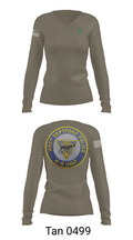 K9 37385087 Women's Long Sleeve V-neck Shirt - 11