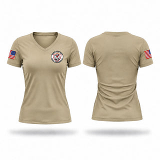 Womens Short Sleeve Vneck Shirt, Rm 110, EMS/EMT, Teamtime, Team time, sublimation, custom sports apparel, team uniforms, spirit wear, spiritwear, sports uniforms, custom shirts, team store, custom team store, fundraiser sports, apparel fundraiser