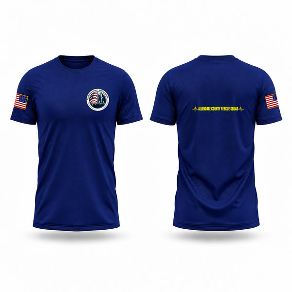 Allendale County Rescue Squad Old School Cotton Feel Shirt - 1