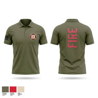 Short Sleeve Performance Polo, Joy VFD, Fire Department, Teamtime, Team time, sublimation, custom sports apparel, team uniforms, spirit wear, spiritwear, sports uniforms, custom shirts, team store, custom team store, fundraiser sports, apparel fundraiser