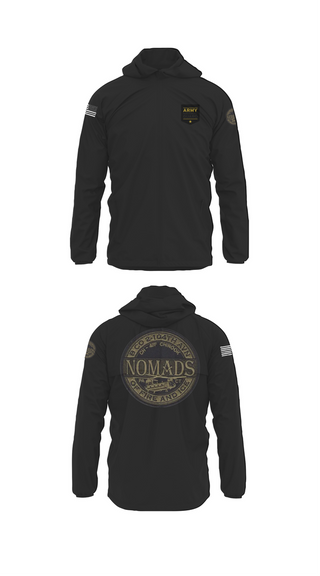 Windbreaker, E CO 169 AVN, National Guard, Teamtime, Team time, sublimation, custom sports apparel, team uniforms, spirit wear, spiritwear, sports uniforms, custom shirts, team store, custom team store, fundraiser sports, apparel fundraiser