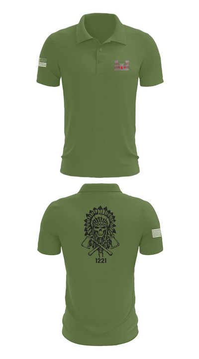 1221st Route Clearance Co. 10953211 Short Sleeve Performance Polo - 45