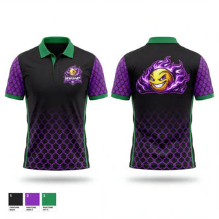 Short Sleeve Performance Polo, Purple Havoc, Softball, Teamtime, Team time, sublimation, custom sports apparel, team uniforms, spirit wear, spiritwear, sports uniforms, custom shirts, team store, custom team store, fundraiser sports, apparel fundraiser