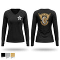 Motors 51398820 Women's Long Sleeve V-neck Shirt - 1