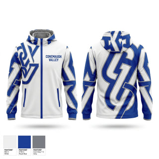 Windbreaker, Conemaugh valley, , Teamtime, Team time, sublimation, custom sports apparel, team uniforms, spirit wear, spiritwear, sports uniforms, custom shirts, team store, custom team store, fundraiser sports, apparel fundraiser
