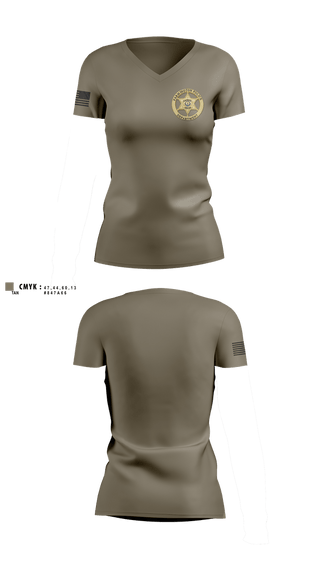 Womens Short Sleeve Vneck Shirt, Farmington Police Department, Police, Teamtime, Team time, sublimation, custom sports apparel, team uniforms, spirit wear, spiritwear, sports uniforms, custom shirts, team store, custom team store, fundraiser sports, apparel fundraiser